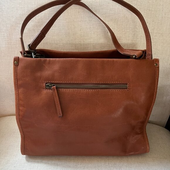 American Leather Co. Lenox Triple Entry Satchel - Picture 10 of 16